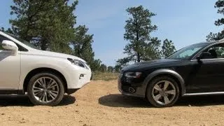 2013 Audi Allroad vs Lexus RX 350 Off-Road Mashup Drive & Review