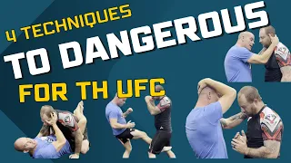 4 Moves That Are Too Dangerous For The UFC #selfdefense  #mma