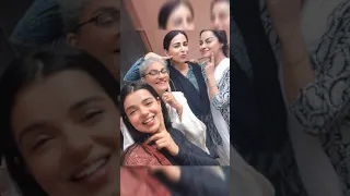 "Aakhir Kab Tak" Drama Actresses Enjoying Rain During Shooting Video Gone Viral || Celeb Bar