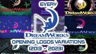 Every DreamWorks Animation Television Opening Logos Variations (2013 - 2023)