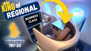 2.5 HOURS in BRAND NEW SINGAPORE AIRLINES 787-10 Business Class (DPS-SIN)