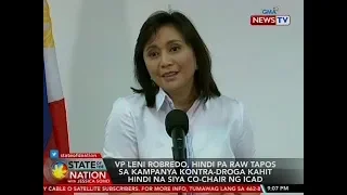 SONA: VP Robredo, isisiwalat daw ang mga natuklasan tungkol sa kampanya kontra-droga