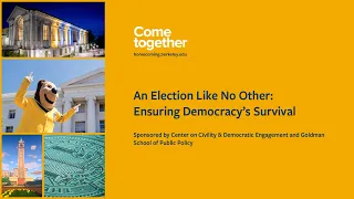 An Election Like No Other: Ensuring Democracy’s Survival