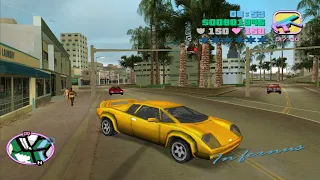 GTA Vice City - Race # 2: Ocean Drive - from the Starter Save