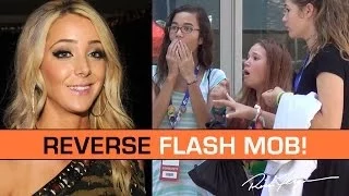 REVERSE FLASH MOB - Jenna Marbles Vidcon PRANK