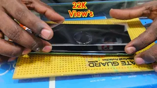 Vivo V30 UV Tempered glass Installation#shorts#alexa#anbumobiles