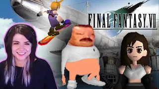 VOICED OG Final Fantasy VII !! (Echo-S Mod) - Cloud and Tifa stans win