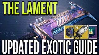 How to Get THE LAMENT Exotic Solar Sword in 2023! - The LOST LAMENT Updated Exotic Guide [Destiny 2]