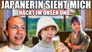 Japanerin sieht mich NACKT im Männer Onsen - Mit Mayu und Louis in Arima Onsen 【Japan Vlog】