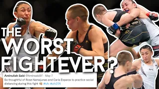 Rose Namajunas Avoids Carla Esparza for 5 Rounds | UFC 274