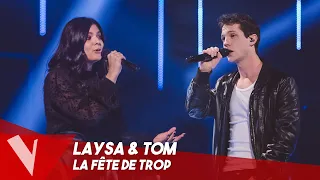 Eddy de Pretto - 'La fête de trop' ● Laysa Chennit & Tom Coclet | Duels| The Voice Belgique Saison 9