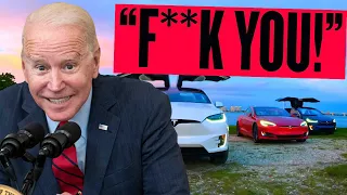Just buy an electric car you BROKE losers! Joe Biden says gas prices only a problem for poor people?