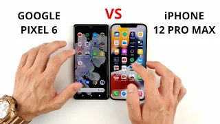 Google Pixel 6 vs iPhone 12 Pro Max | SPEED TEST