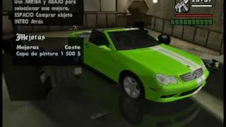 GTA San Andreas - Tuning Cars Mod (part 2)