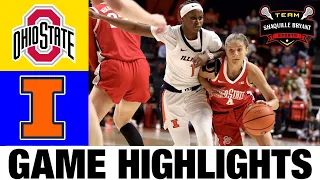 #12 Ohio State vs Illinois Highlights | NCAA Women's Basketball | 2024 College Basketball