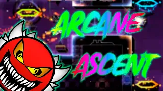 'Arcane Ascent' by alkali (INSANE DEMON) |Geometry Dash 2.11| geometry dash texture pack