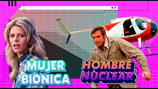 Recordemos el hombre nuclear  y la mujer bionica que paso con sus actores