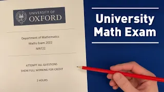 [ASMR] THIS is What a University MATH Exam Looks Like