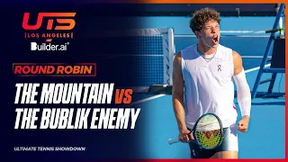 The Mountain Ben Shelton vs The Bublik Enemy Alex Bublik at UTS Los Angeles by Builder.ai epic!!