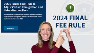 New USCIS Fees Announced for 2024!