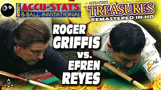 8-BALL PLAYOFF: Efren REYES vs Roger GRIFFIS - 2001 ACCU-STATS 8-BALL INVITATIONAL CALIFORNIA