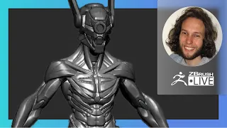 Digital Marathon: Original Robot Design - Deryck Pelegrini - ZBrush 2021.6 (6-17-21 Part 2)