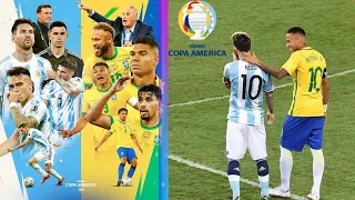 Chamada de Brasil x Argentina  - Final da Copa América