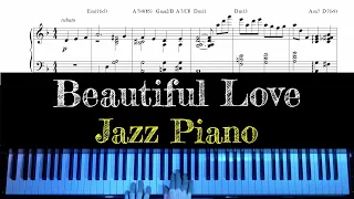 Beautiful Love - Jazz Piano Arrangement with Sheet Music by Jacob Koller