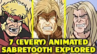 7 (Every) Terrifying Sabretooth Animated Variants - Explored In Detail