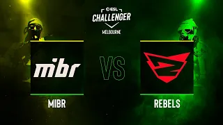 MIBR vs. Rebels - Map 1 [Ancient] - ESL Challenger Melbourne 2024 - Group B