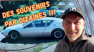 Alpine, Marcos, Triumph, Jaguar (and more): he shows us his old cars!