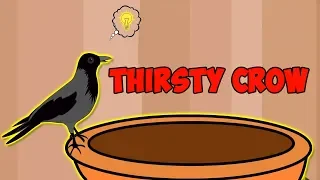 Thirsty Crow - English Story | Moral Stories For Kids | Panchatantra Tales in English