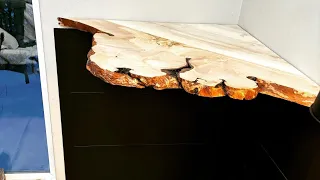 Creating a Stunning Custom Surround with a Unique Birch Burl Mantel