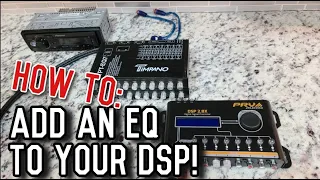 How to connect an Equalizer to your DSP! Timpano Audio TPT-EQ7 + PRV DSP 2.8x