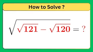 Swedish | can you solve | A Nice Math Olympiad Question | A Nice Square Root Math Simplification