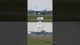 A330 vs B767 #shorts