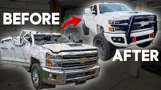 From Wreck To SEMA Show Truck / Incredible Transformation Of Chevrolet Silverado