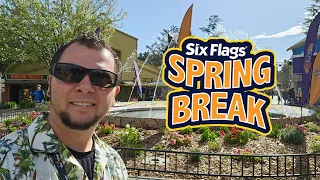 Spring break at Six Flags Discovery Kingdom! Trying out food with better quality!? Happy Easter!!