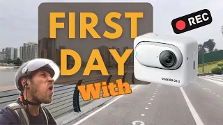 First Day with Insta360 Go3 Action Camera! (vlog-test)