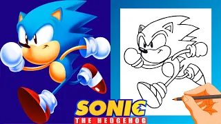 How to draw TOEI SONIC THE HEDGEHOG | tutorial 2020