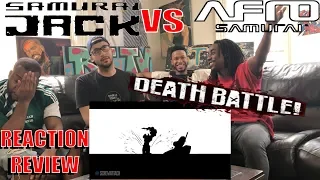 SAMURAI JACK VS  AFRO SAMURAI| DEATH BATTLE REACTION/REVIEW