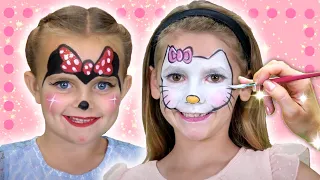 CUTE Face Paint for Girls! | Girl Face Paint Ideas | We Love Face Paint