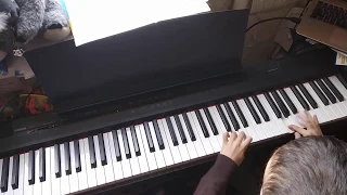 Как играть гамму Фа Мажор на пианино How to play gamma F major on piano