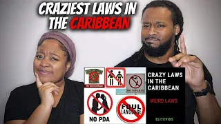 American Couple Reacts "TOP 10 CRAZIEST LAWS IN THE CARIBBEAN (WEIRD LAWS)"