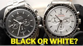 Side By Side: The White Omega Speedmaster V.S. The Original