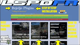 How To Easily Install StopThePed, Ultimate Backup & Compulite (Bejoijo Plugins Updated) GTA 5 LSPDFR