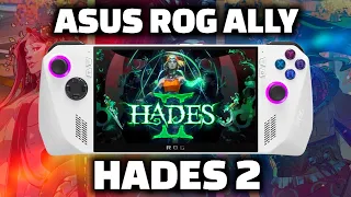 ASUS Rog Ally - HADES 2 - Performance Review! (Z1 Extreme)