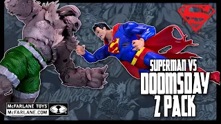 McFarlane Toys DC Multiverse Superman Vs Doomsday Figure Set @TheReviewSpot
