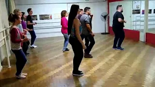 Dança gaúcha - Aula de chote