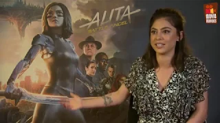 Alita: Battle Angel - Rosa Salazar & Robert Rodriguez exclusive interview (2019)